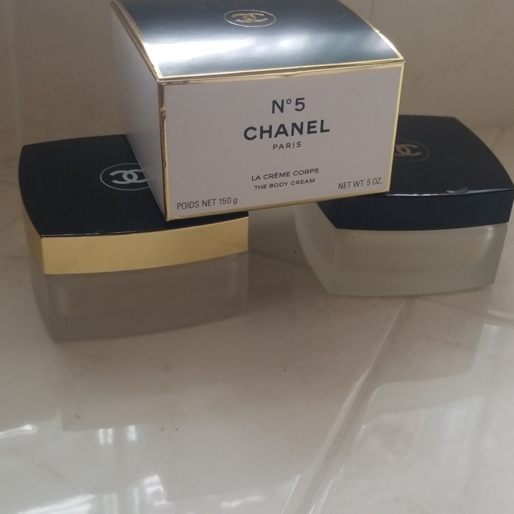 Chanel N5 empty jars boxes